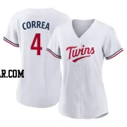 Carlos Correa Women's Minnesota Twins White Authentic Home Jersey