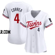 Carlos Correa Women's Minnesota Twins White Limited Home Jersey