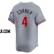 Carlos Correa Youth Minnesota Twins Gray Limited Road Jersey