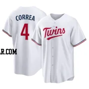 Carlos Correa Youth Minnesota Twins White Replica Home Jersey