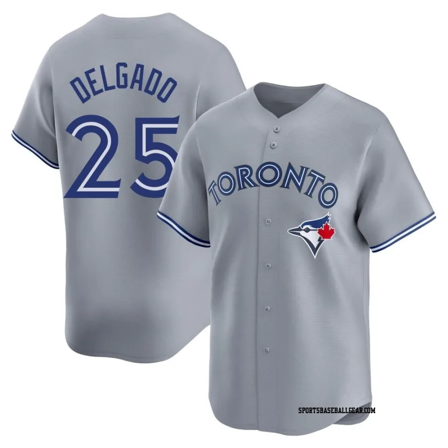 Carlos Delgado Men's Toronto Blue Jays Gray Limited Away Jersey