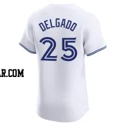 Carlos Delgado Men's Toronto Blue Jays White Elite Home Jersey