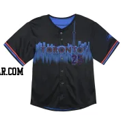 Carlos Delgado Toddler Toronto Blue Jays Black Limited 2024 City Connect Jersey