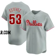 Carlos Estevez Men's Philadelphia Phillies Gray Limited Away Jersey