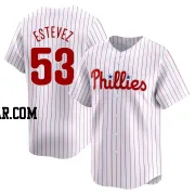 Carlos Estevez Youth Philadelphia Phillies White Limited Home Jersey