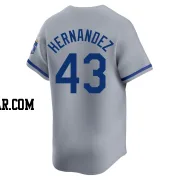 Carlos Hernandez Youth Kansas City Royals Gray Limited Away Jersey