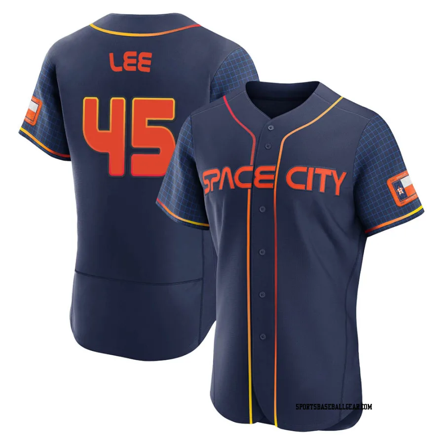 Carlos Lee Men's Houston Astros Navy Authentic 2022 City Connect Jersey