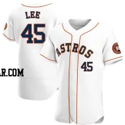 Carlos Lee Men's Houston Astros White Authentic Home Jersey