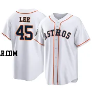 Carlos Lee Men's Houston Astros White Replica 2022 World Series Home Jersey