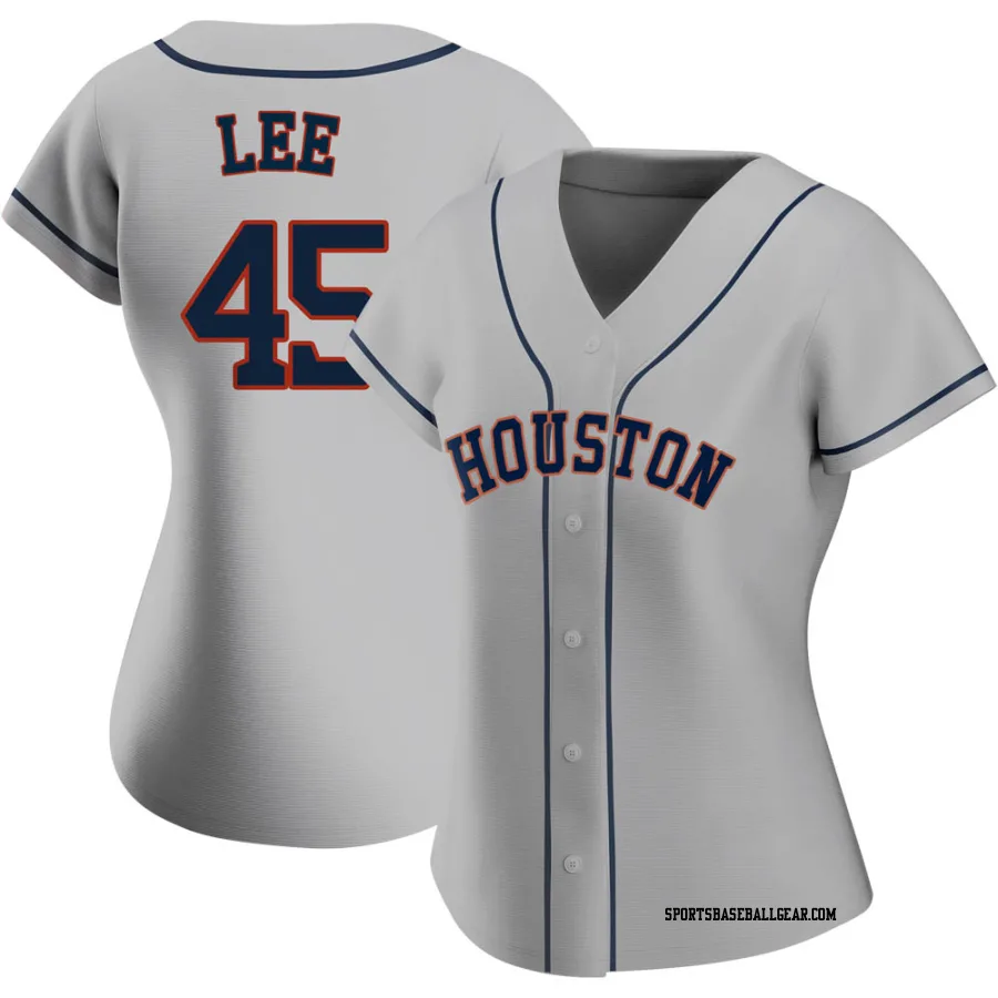 Carlos Lee Women's Houston Astros Gray Authentic Road 2020 Jersey