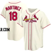 Carlos Martinez Men's St. Louis Cardinals Cream Replica Alternate Jersey