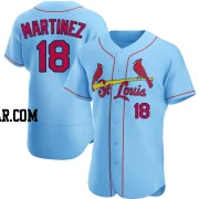 Carlos Martinez Men's St. Louis Cardinals Light Blue Authentic Alternate Jersey