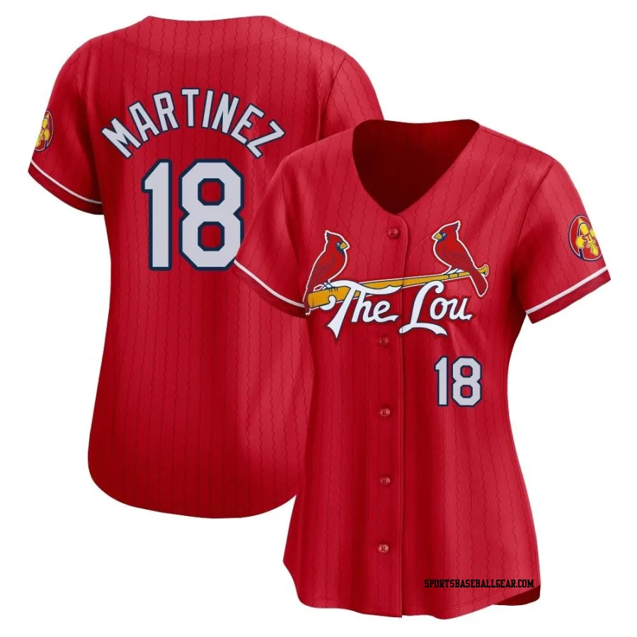 Carlos Martinez Women's St. Louis Cardinals Red Limited 2024 City Connect Jersey