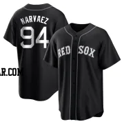 Carlos Narvaez Men's Boston Red Sox Black/White Replica Jersey