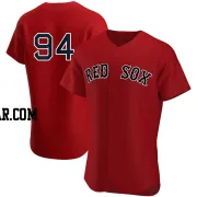 Carlos Narvaez Men's Boston Red Sox Red Authentic Alternate Team Jersey