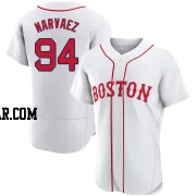 Carlos Narvaez Men's Boston Red Sox White Authentic 2021 Patriots' Day Jersey