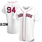 Carlos Narvaez Men's Boston Red Sox White Authentic Home Team Jersey