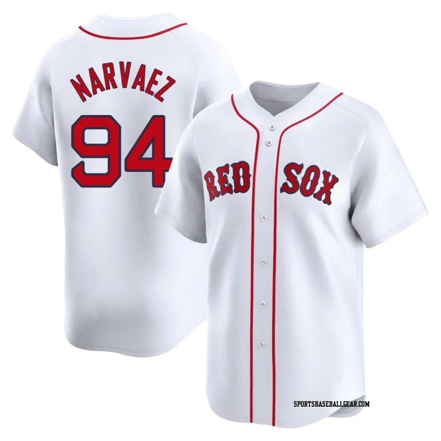 Carlos Narvaez Men's Boston Red Sox White Limited Home Jersey