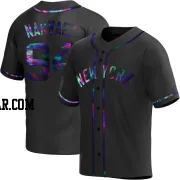 Carlos Narvaez Men's New York Yankees Black Holographic Replica Alternate Jersey