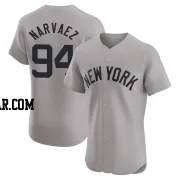 Carlos Narvaez Men's New York Yankees Gray Elite Road Jersey