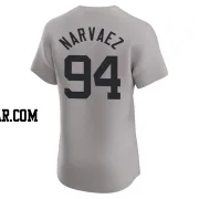 Carlos Narvaez Men's New York Yankees Gray Elite Road Jersey