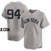 Carlos Narvaez Men's New York Yankees Gray Limited Away 2nd Jersey