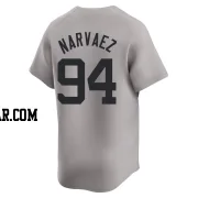 Carlos Narvaez Men's New York Yankees Gray Limited Away Jersey