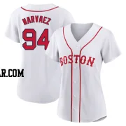 Carlos Narvaez Women's Boston Red Sox White Authentic 2021 Patriots' Day Jersey