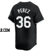 Carlos Perez Men's Chicago White Sox Black Limited Alternate Jersey