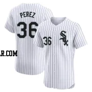 Carlos Perez Men's Chicago White Sox White Elite Home Jersey