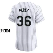 Carlos Perez Men's Chicago White Sox White Elite Home Jersey