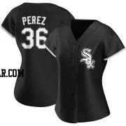 Carlos Perez Women's Chicago White Sox Black Authentic Alternate Jersey