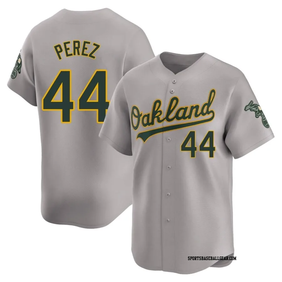 Carlos Perez Youth Oakland Athletics Gray Limited Away Jersey