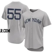 Carlos Rodon Men's New York Yankees Gray Authentic 2021 Field of Dreams Jersey