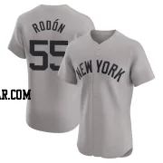 Carlos Rodon Men's New York Yankees Gray Elite Road Jersey