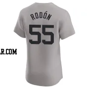 Carlos Rodon Men's New York Yankees Gray Elite Road Jersey