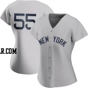 Carlos Rodon Women's New York Yankees Gray Authentic 2021 Field of Dreams Jersey