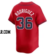 Carlos Rodriguez Men's Atlanta Braves Red Limited Alternate Jersey