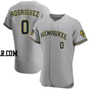 Carlos Rodriguez Men's Milwaukee Brewers Gray Authentic Road Jersey