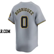 Carlos Rodriguez Men's Milwaukee Brewers Gray Limited Away Jersey