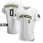 Carlos Rodriguez Men's Milwaukee Brewers White Authentic Alternate Jersey