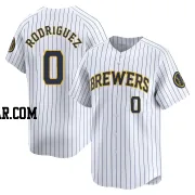 Carlos Rodriguez Men's Milwaukee Brewers White Limited Alternate Jersey