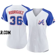 Carlos Rodriguez Women's Atlanta Braves White Authentic 2023 City Connect Jersey