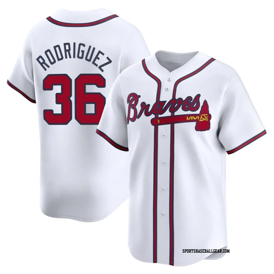 Carlos Rodriguez Youth Atlanta Braves White Limited Home Jersey