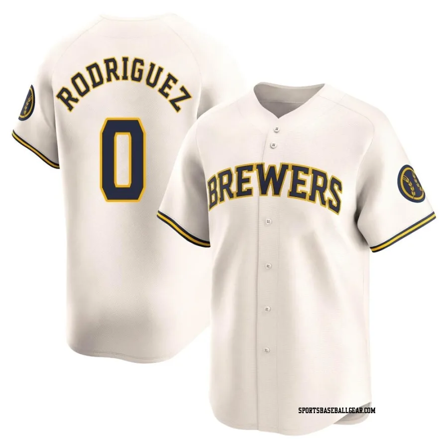 Carlos Rodriguez Youth Milwaukee Brewers Cream Limited Home Jersey