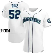 Carlos Ruiz Men's Seattle Mariners White Authentic Home Jersey