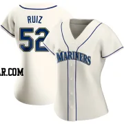 Carlos Ruiz Women's Seattle Mariners Cream Authentic Alternate Jersey