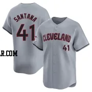 Carlos Santana Men's Cleveland Guardians Gray Limited Road Jersey