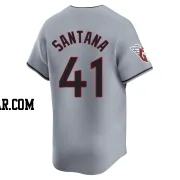 Carlos Santana Men's Cleveland Guardians Gray Limited Road Jersey