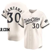 Carlos Santana Men's Minnesota Twins Cream Limited Alternate Jersey